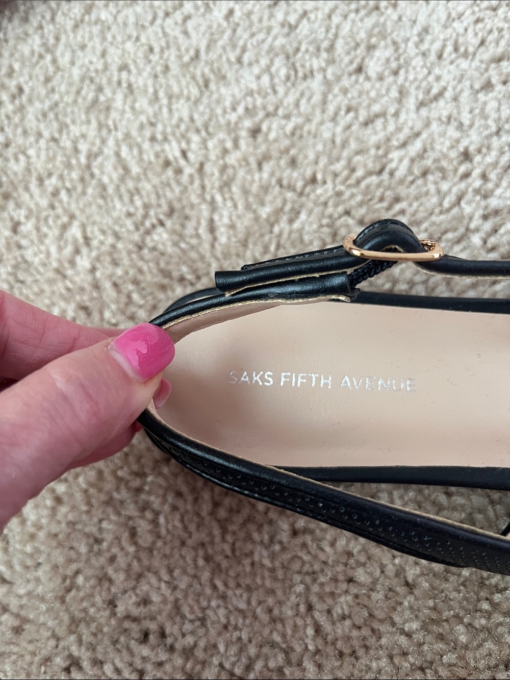 Saks Fifth Avenue Sarena Slingbacks - Picture 6 of 10